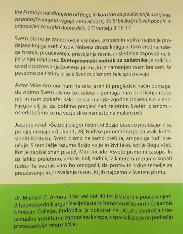 SVETOPISEMSKI VODNIK ZA ZAČETNIKE, Michael Armour