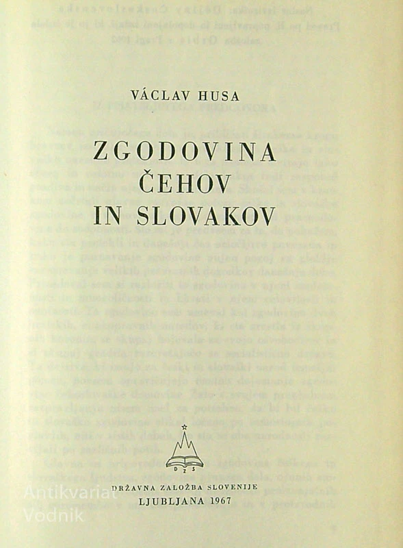 ZGODOVINA ČEHOV IN SLOVAKOV, Vaclav Husa