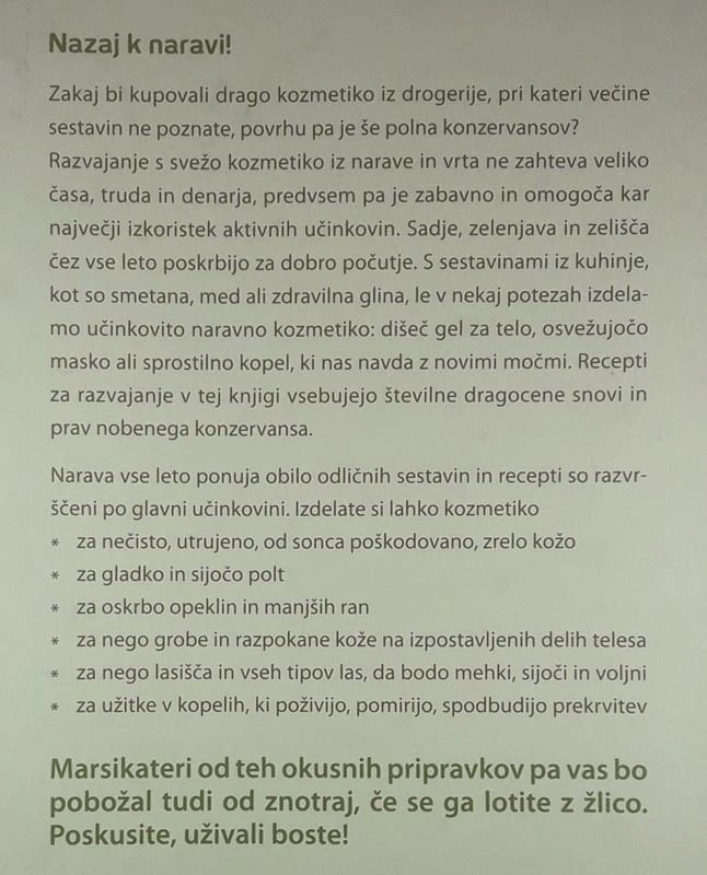 NARAVNA KOZMETIKA IZ MOJEGA VRTA, Katharina Bodenstein