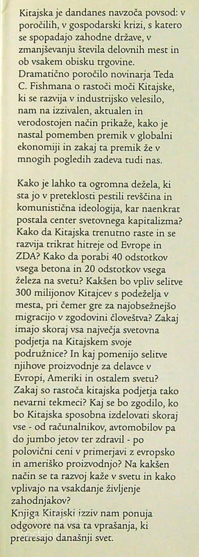 KITAJSKI IZZIV, Ted C. Fishman