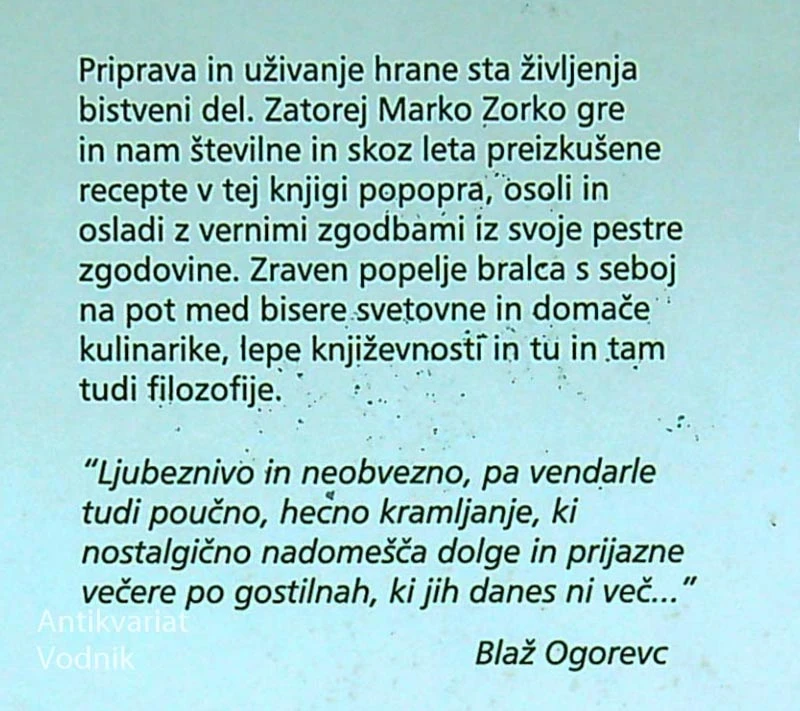 KNJIGA MRTVIH, Marko Zorko