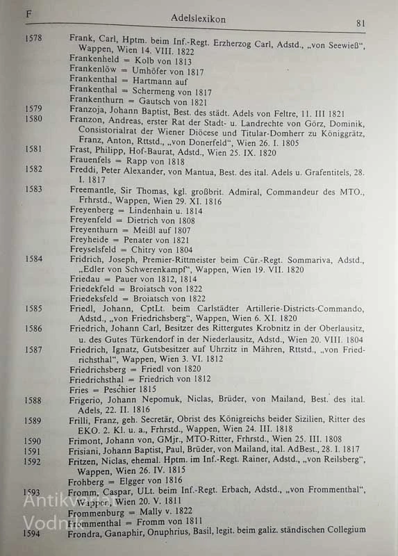 ADELS LEXIKON DES ÖSTERREICHISCHEN KAISETUMS 1804-1918