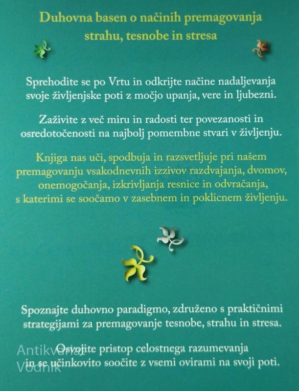 VRT; DUHOVNA BASEN O NAČINIH PREMAGOVANJA STRAHU, TESNOBE IN STRESA, Jon Gordon