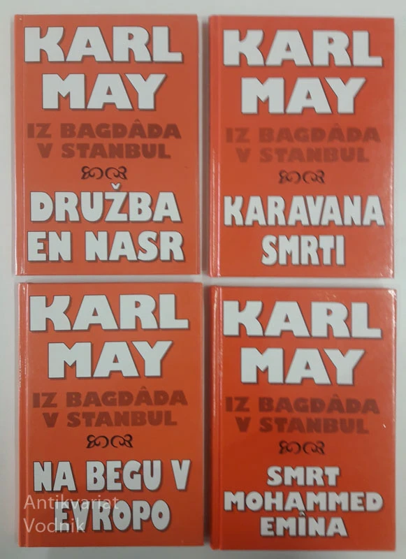 IZ BAGDADA V STANBUL, Karl May (zbirka 4 knjig)