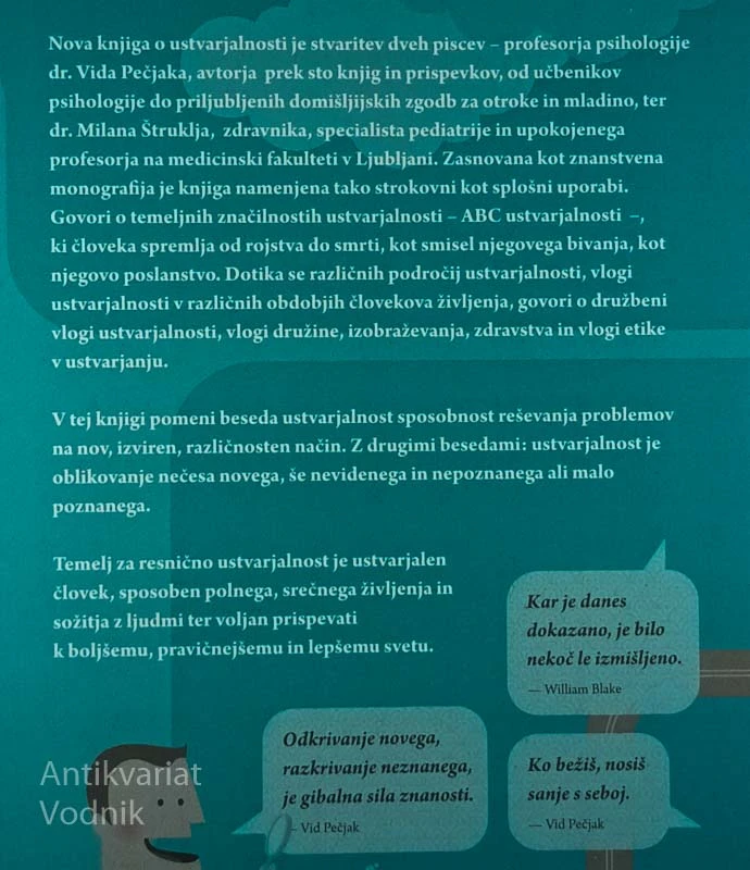 USTVARJAM TOREJ SEM, Vid Pečjak in Milan Štrukelj