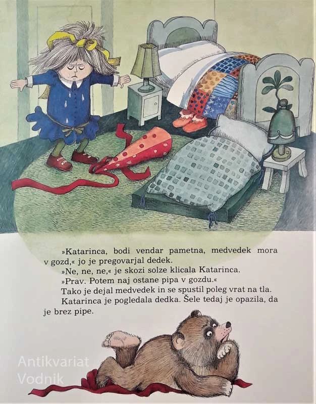 O DEDKU IN MEDVEDKU, Leopold Suhodolčan, Ilustr. Marjanca Jemec Božič