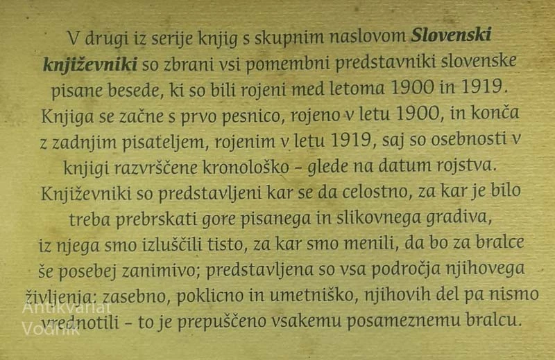 SLOVENSKI KNJIŽEVNIKI ROJENI OD LETA 1900 DO 1919, Marjeta Žebovec