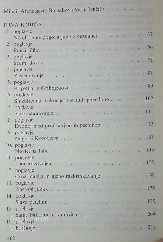 MOJSTER IN MARGARETA, Mihail M. Bulgakov