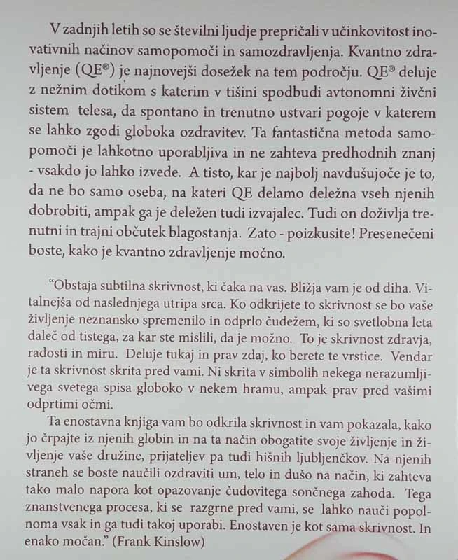 SKRIVNOST TRENUTNE OZDRAVITVE, Dr. Frank Kinslow