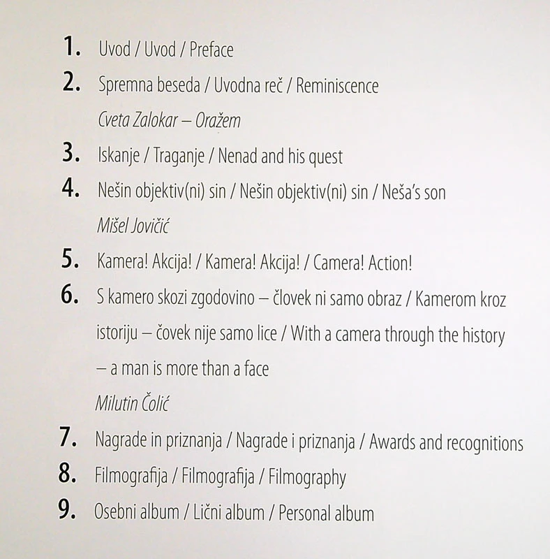 FILM JE ŽIVLJENJE, ŽIVLJENJE JE FILM, Nenad Jovičić