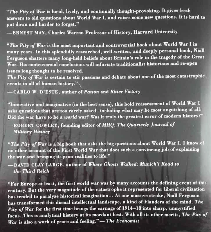 THE PITY OF WAR, Niall Ferguson
