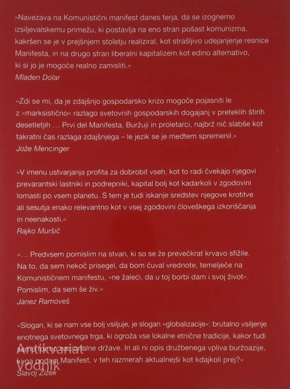 KOMUNISTIČNI MANIFEST, Karl Marx in Friedrich Engels