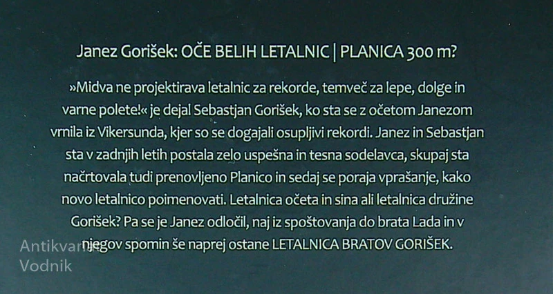 OČE BELIH LETALNIC, Janez Gorišek