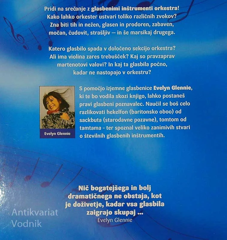 GLASBENI INŠTRUMENTI V ORKESTRU, Evelyn Gleenie