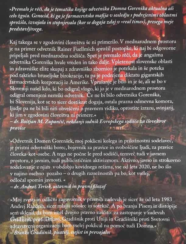 PISMA IZ DISTOPIJE, Domen Gorenšek