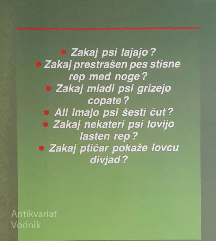 ZAKAJ PES MAHA Z REPOM, Desmond Morris