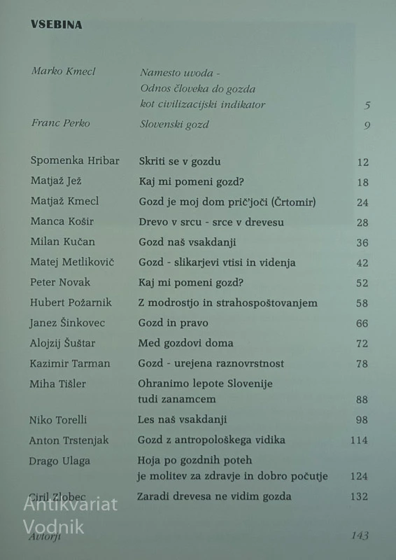 GOZD JE VELIKO VEČ, več avtorjev