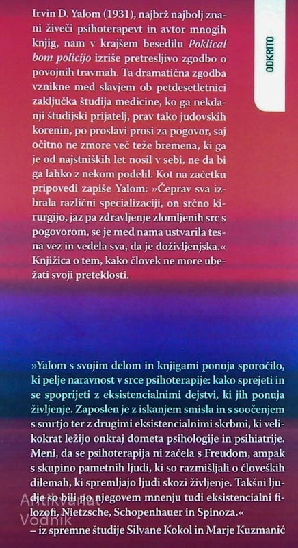 POKLICAL BOM POLICIJO, Irvin D. Yalom