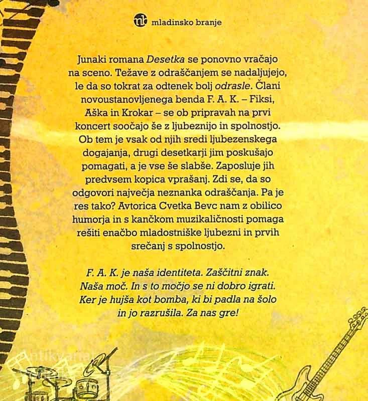 F.A.K., Cvetka Bevc