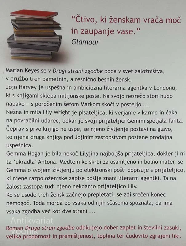 DRUGA STRAN ZGODBE, Marian Keyes