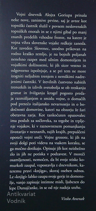 OD GALICIJE DO JUŽNE TIROLSKE, Alojz Goriup