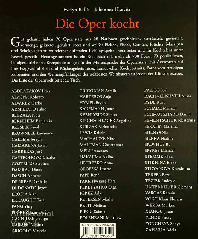 DIE OPER KOCHT,  Evelyn Rille in Johannes Ifkovits