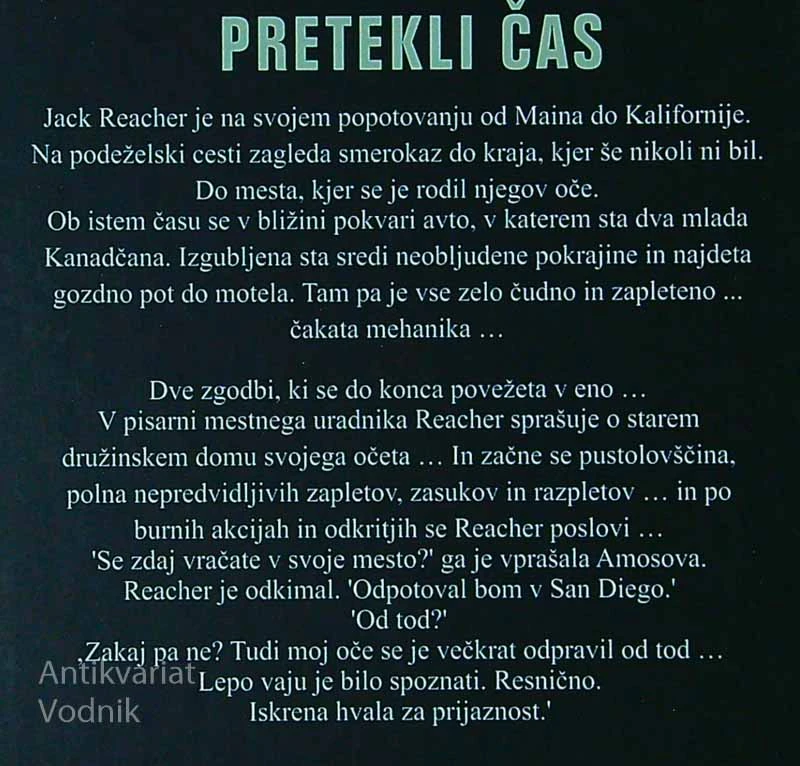 PRETEKLI ČAS, Lee Child