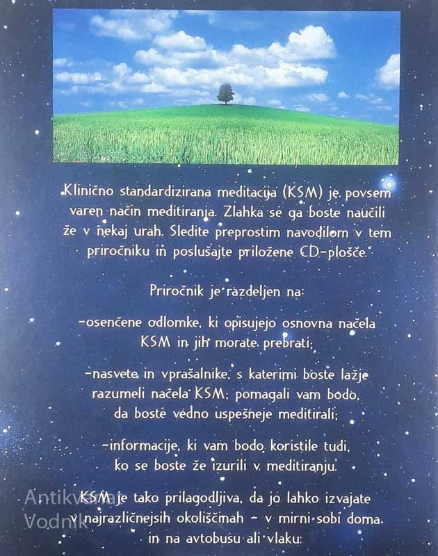 MEDITACIJA; POPOLN VODNIK ZA SDOBNO MEDITIRANJE, Patricia Carrington