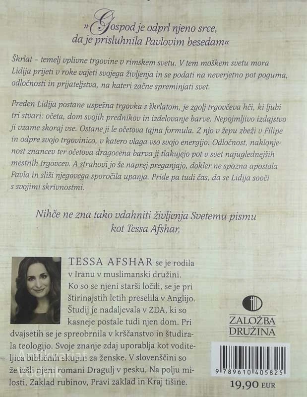 KRUH MOČNIH, Tessa Afshar