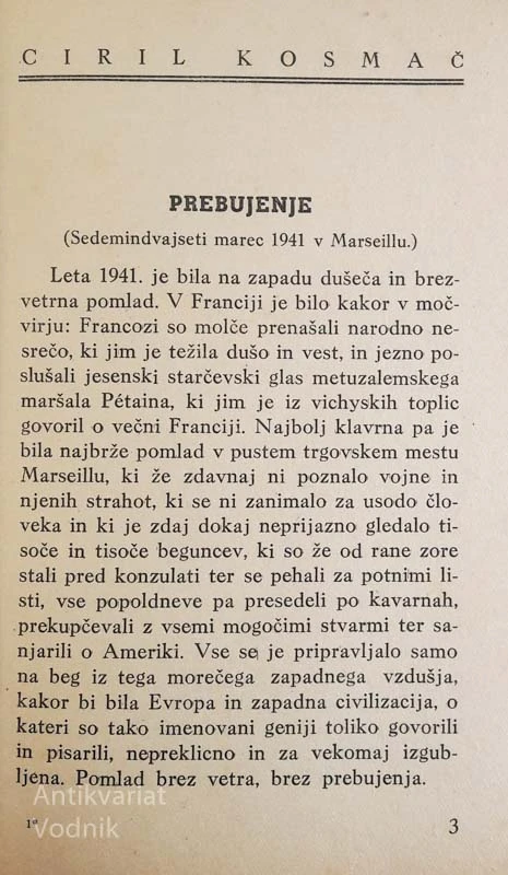 BESEDE IZ NAŠE BORBE, zvezek 1