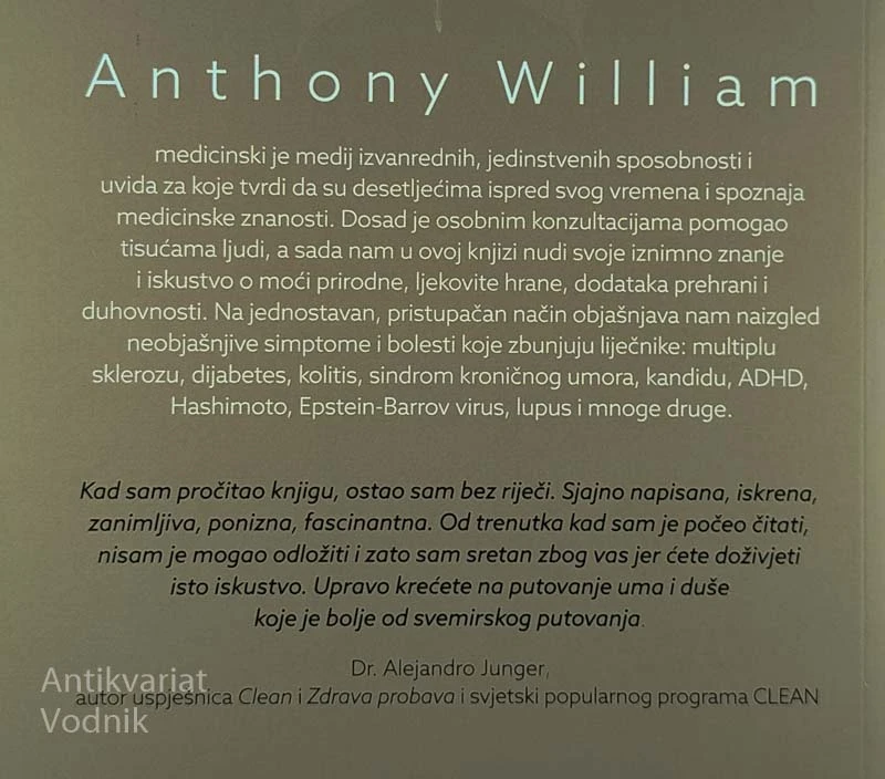 MEDICINSKI MEDIJ, Anthony William