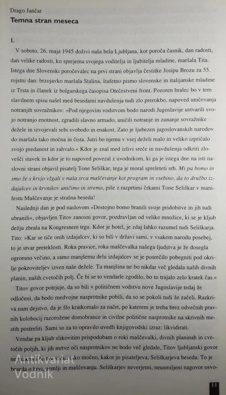 TEMNA STRAN MESECA – KRATKA ZGODOVINA TOTALITARIZMA V SLOVENIJI 1945-1990