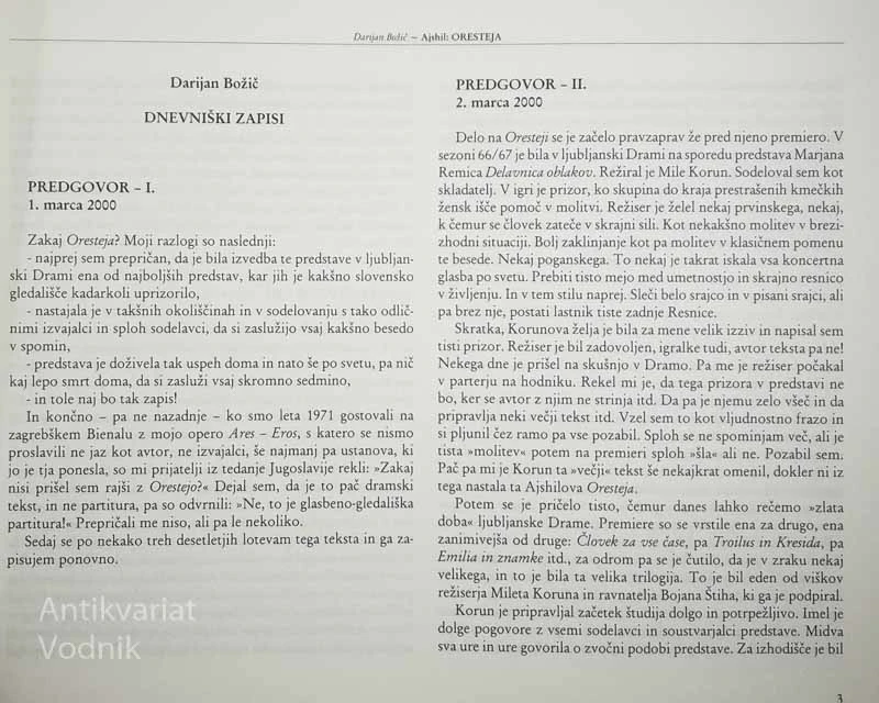 AJSHIL ORESTEJA, Dorijan Božič