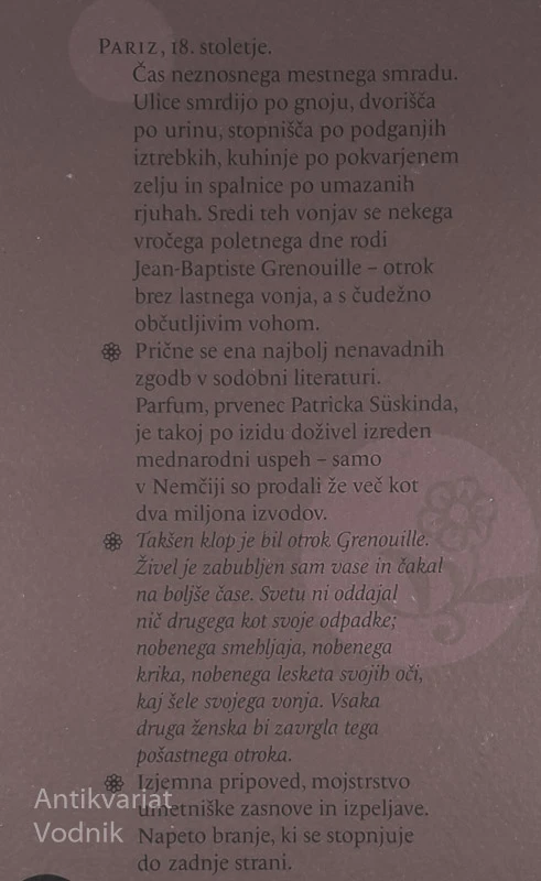 PARFUM, Patrick Süskind