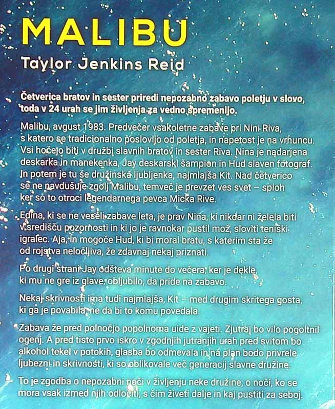 MALIBU, Taylor Jenkins Reid