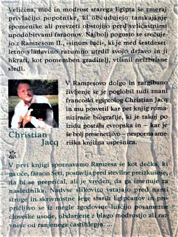 RAMZES SIN LUČI, Christian Jacq