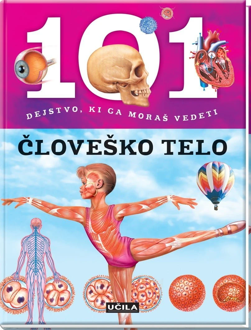 ČLOVEŠKO TELO – 101 DEJSTVO; 101 DEJSTVO, KI GA MORAŠ VEDETI!