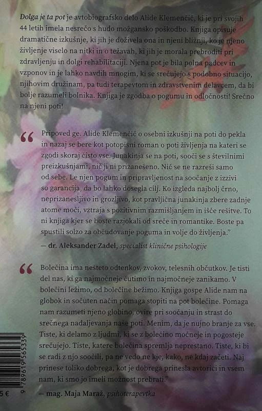 DOLGA JE TA POT, Alida Klemenčič
