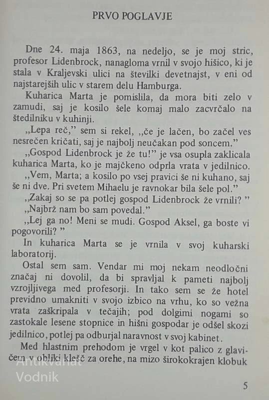 POTOVANJE V SREDIŠČE ZEMLJE, Jules Verne