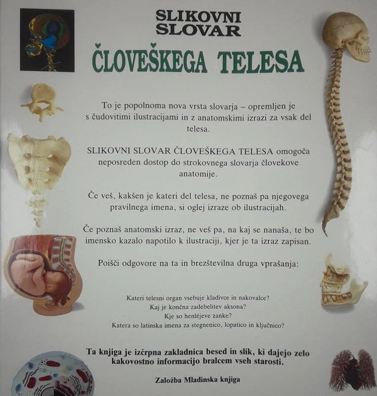 SLIKOVNI SLOVAR ČLOVEŠKEGA TELESA, več avtorjev