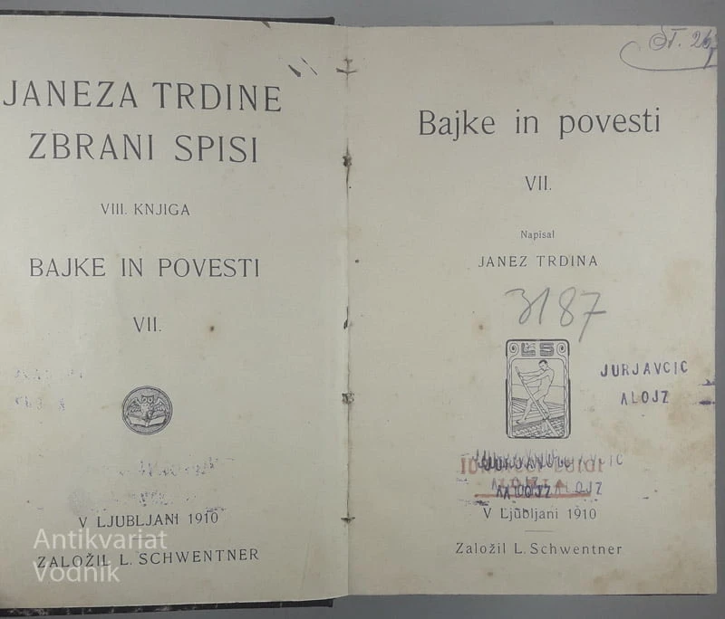 BAJKE IN POVESTI, Janez Trdina