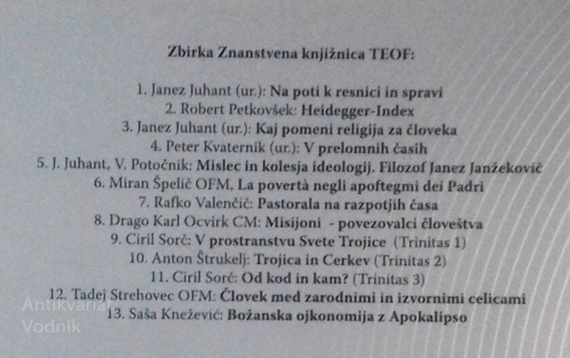 BOŽANSKA OJKONOMIJA z apokalipso Saša Kneževič