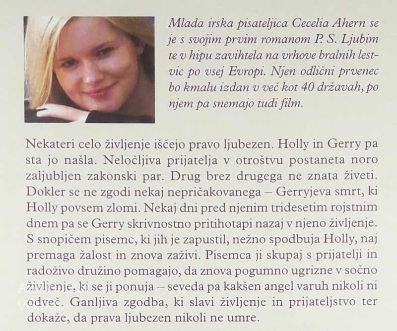 P. S. LJUBIM TE, Cecelia Ahern