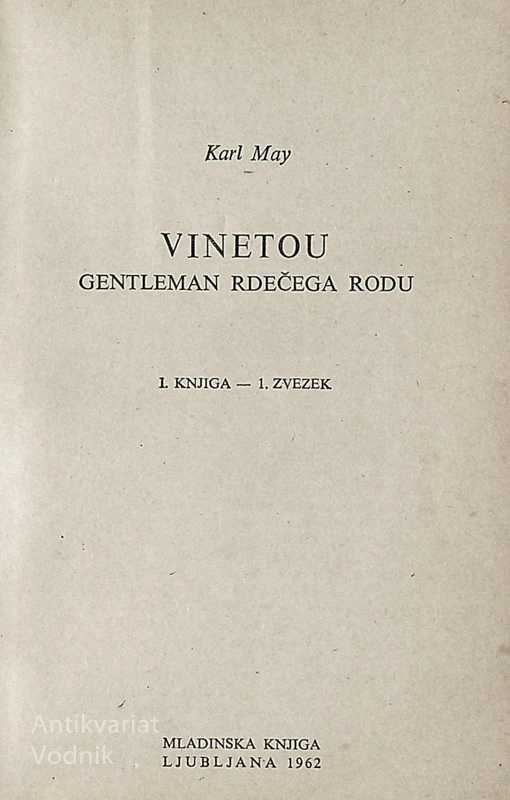 VINETOU, Karl May (1-9)