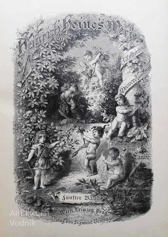 Heinrich Heine: WERFE, Band I., III., IV., V., VI.
