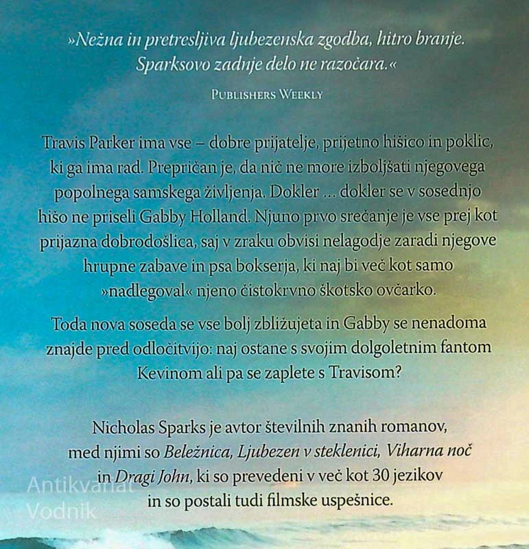 IZBIRA, Nicholas Sparks