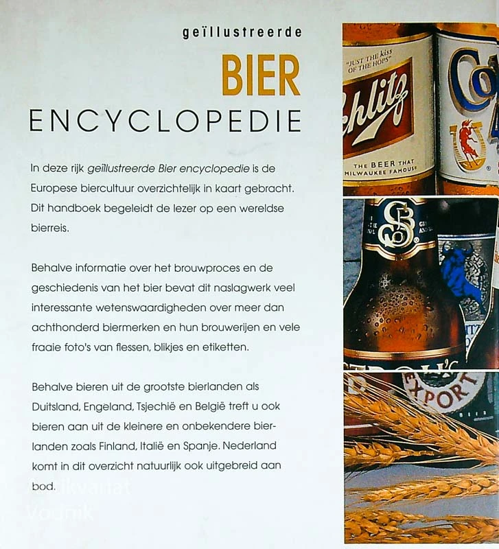 BIER ENCYCLOPEDIE, B. Verhoeff