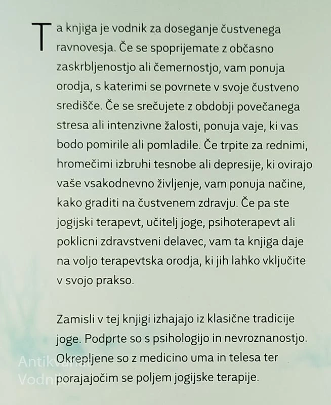 JOGA ZA ČUSTVENO RAVNOVESJE, dr. Bo Forbes