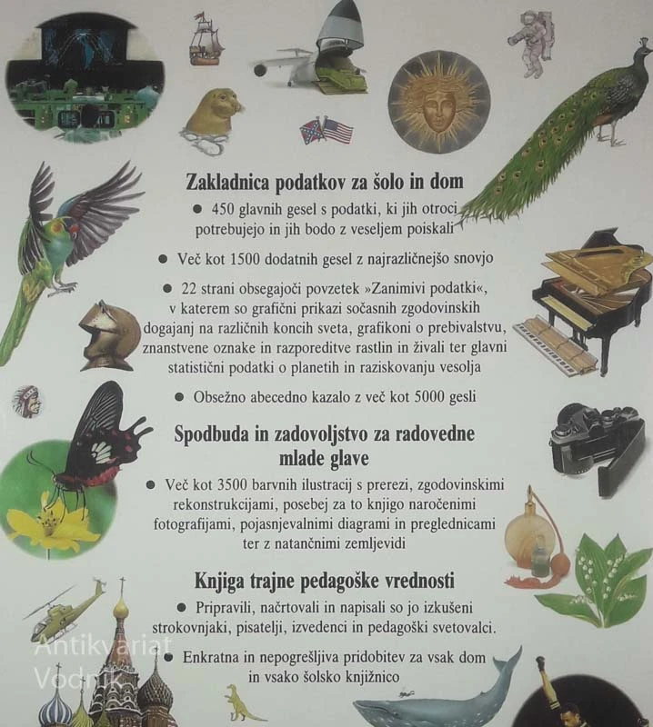VELIKA ILUSTRIRANA OTROŠKA ENCIKLOPEDIJA; ZA ŠOLO IN DOM