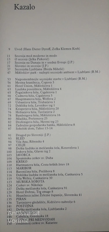 SECESIJSKA ARHITEKTURA V SLOVENIJI